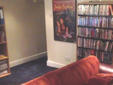 West Midlands basement conversion being used as a cinema room and office