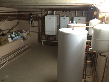 The house, flooring and pool heaters and controls have been installed safely in the basement 